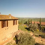 Casa Ginevra-2 Con Giardino Privato-crete Senesi-tuscany Villa *