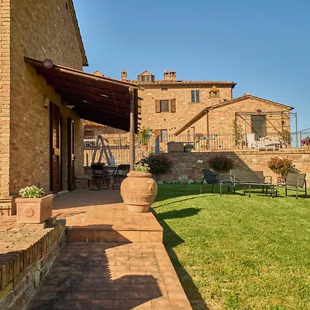 Casa Ginevra-2 Con Giardino Privato-crete Senesi-tuscany *